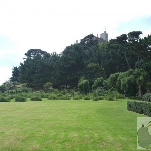 A view as one approaches the gardens on the eastern side - St Michael's