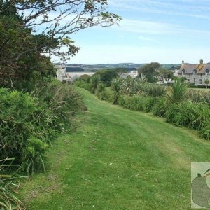 Heading back to the village - St Michael's Mount