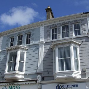 Four shops, Top of Morrab Road.