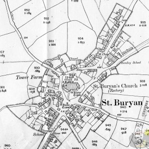 St Buryan - OS - 1908