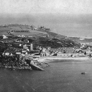 Above Hugh Town