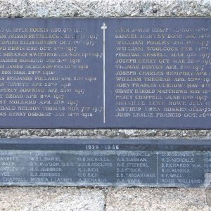 War Memorial, Madron
