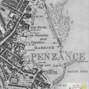 1875 OS Map Pz Harbour