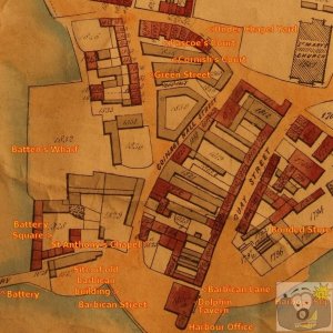 1842 map - St Anthony's Chapel