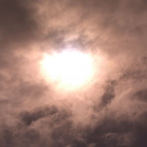 Partial Eclipse over Newlyn 01/08/2008