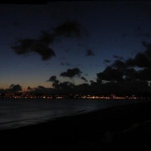 Sunset from Long Rock beach