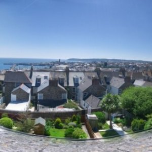 Mounts Bay and Penzance Panorama