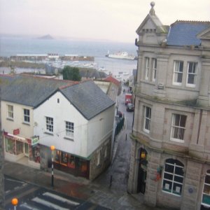 Looking down Jennings Street