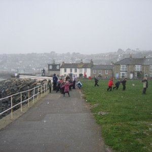 Snow at Newlyn