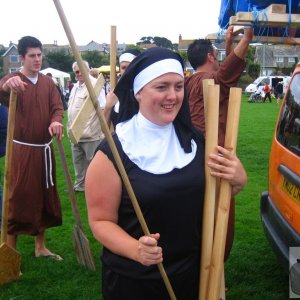 Nuns and Monks on Newlyn Green
