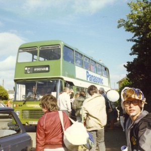 Old Green Bus