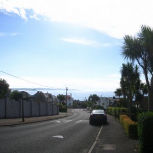 Looking down Lidden Road