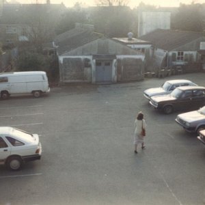 The old dining hall huts at Humphry Davy School