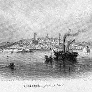 Penzance from the sea