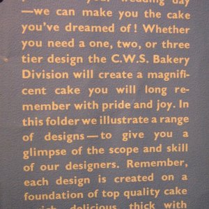 Information from booklet