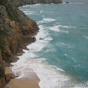 The cornish coast line