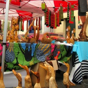 Colourful stall