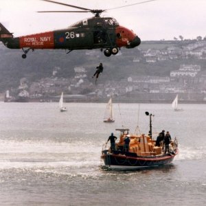 Penlee lifeboat exercise/demonstration