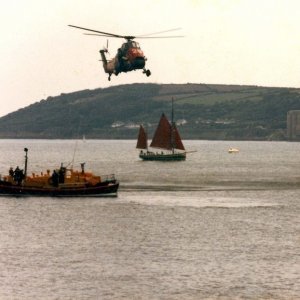 Penlee lifeboat exercise/demonstration