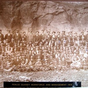 Penlee Quarry Workforce and Management 1912