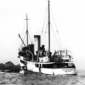 Scillonian aground