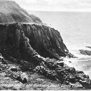Enys Dodman and Pordennack Point Lands End