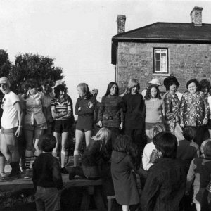 Pendeen Carnival week event in the field in front of the Radjel in the days