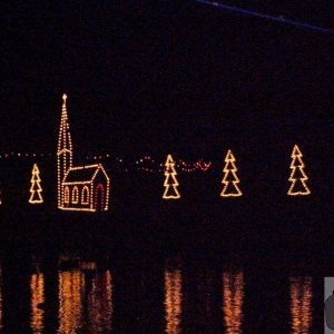 Mousehole Lights Christmas 2009