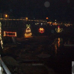 Mousehole Lights Christmas 2009