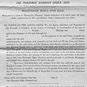 Penzance Floating Dock and Harbour Improvements 1879 Pg 5