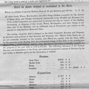 Penzance Floating Dock and Harbour Improvements 1879 Pg 3