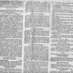 Tidings 29th October 1875 Upper Part Page 2