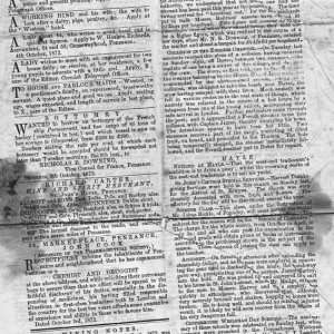 Tidings October 7th 1872 Upper Part Page 1