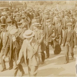 Crowd in Penzance