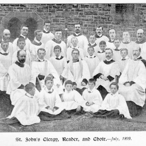 St Johns Clergy Reader and Choir July 1899