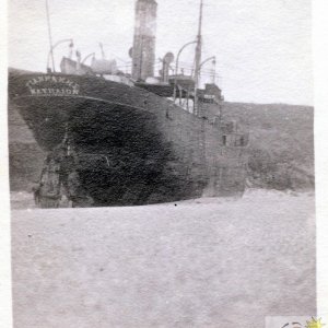 Greek Ship Parked Up