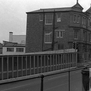 Building new shops, Market Jew Street