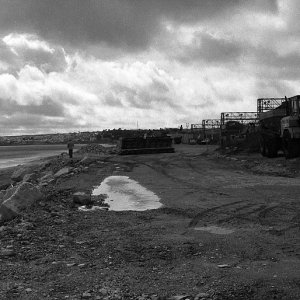 Long Rock, works to Sea Wall