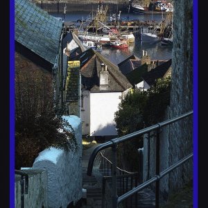 Looking down over Newlyn