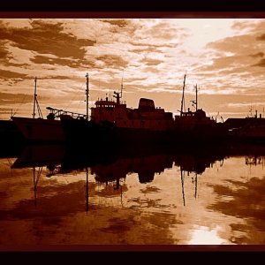 Morning Sun over the Scillonian III