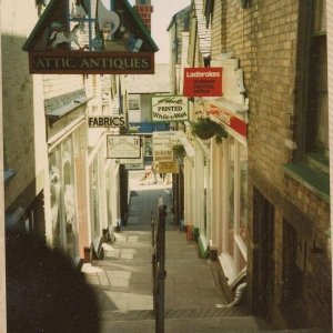 Looking down to Market Jew Street