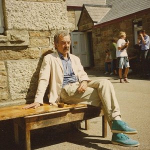 Teacher in Old St. Paul's School in Summer