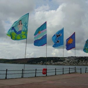 Golowan flags