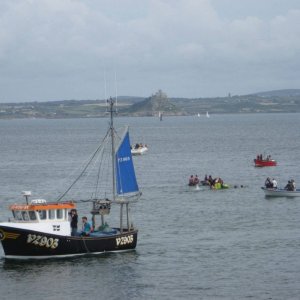 Newlyn raft race