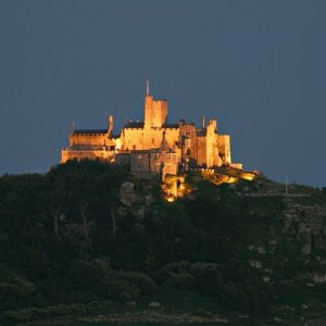 Island at night