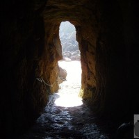 Looking through at Porthgwarra