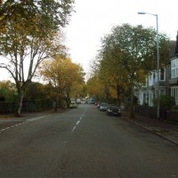 Looking down Alexandra Road in Autumn, 4th Nov10