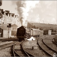 Steam trains at Penzance station easter 2010