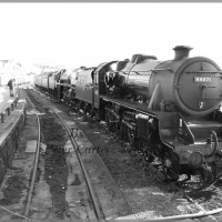 Steam trains at Penzance station easter 2010