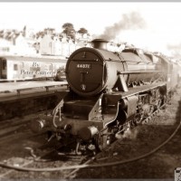 Steam trains at Penzance station easter 2010